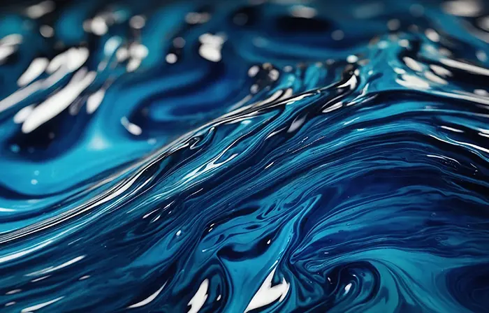 Modern Blue Liquid Background with Wave Texture Image image